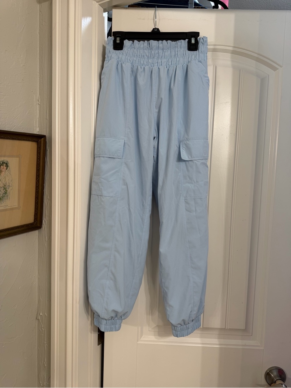 Athleta Girl Light Blue Cargo Joggers